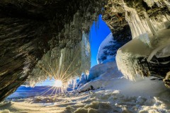 Ice cave at Abisko, Sweden