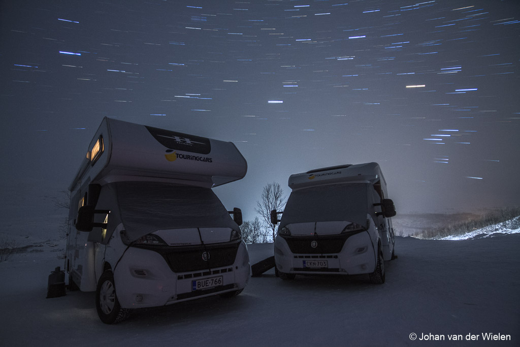 Campers in the night