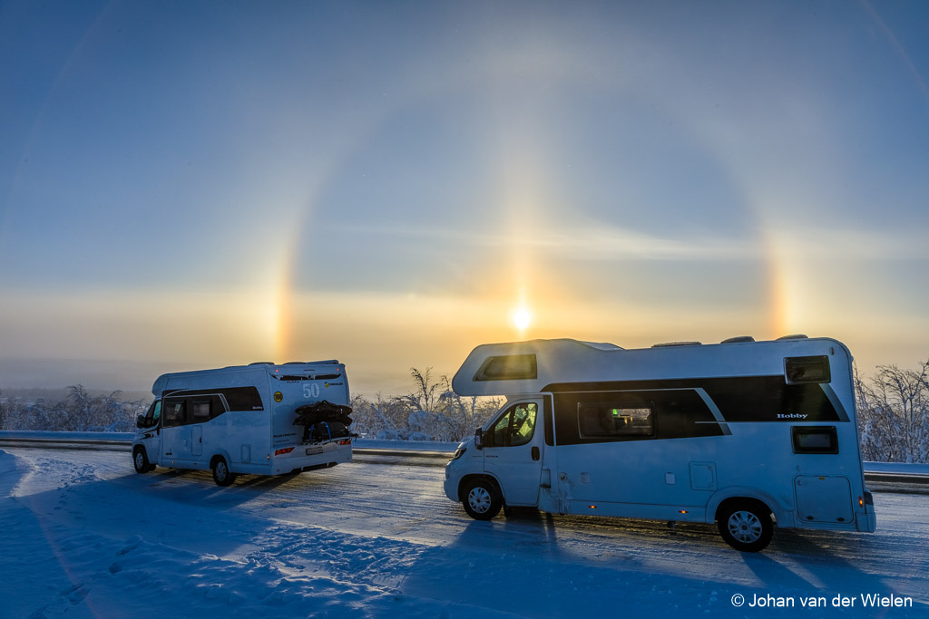 Sun halo campers